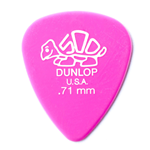 Dunlop 41P71 DUNLOP DELRIN 500 PLAYERS 12-PACK 0.71MM PINK