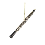 Music Treasures 463083 Black Oboe Ornament
