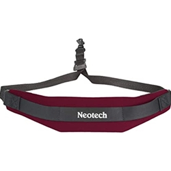 Neotech SSSW SOFT WINE-RED SAX STRAP W/ SWIVEL HOOK