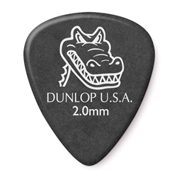 Dunlop 417P200 DUNLOP PLAYERS 12-PACK GATOR GRIP 2.0MM GUITAR PICKS
