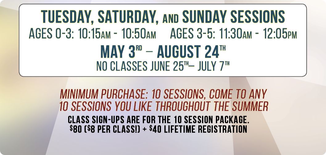 Rhythmic Littles Schedule
