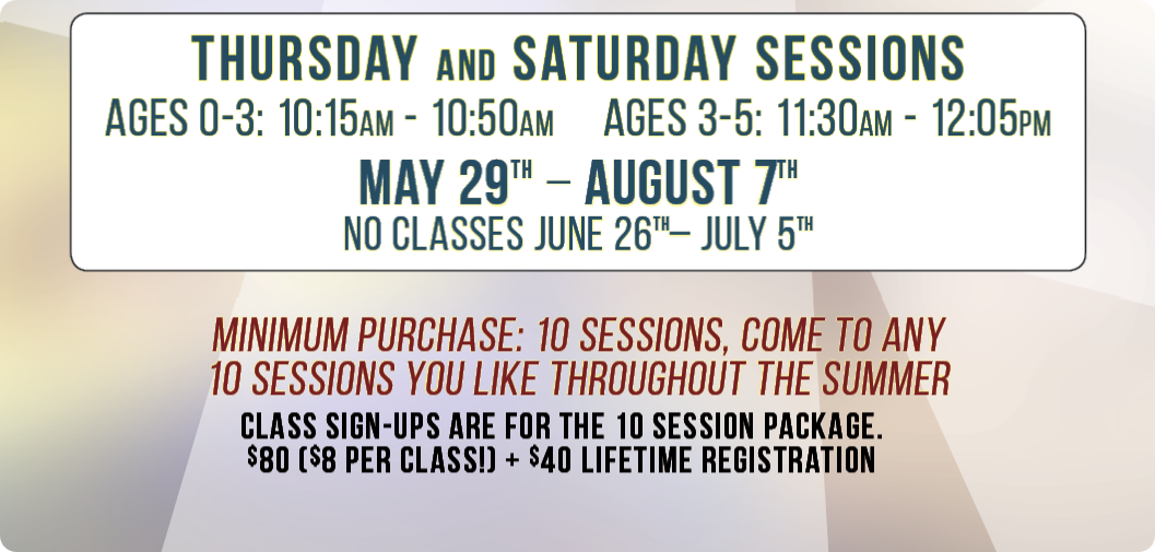 Rhythmic Littles Schedule