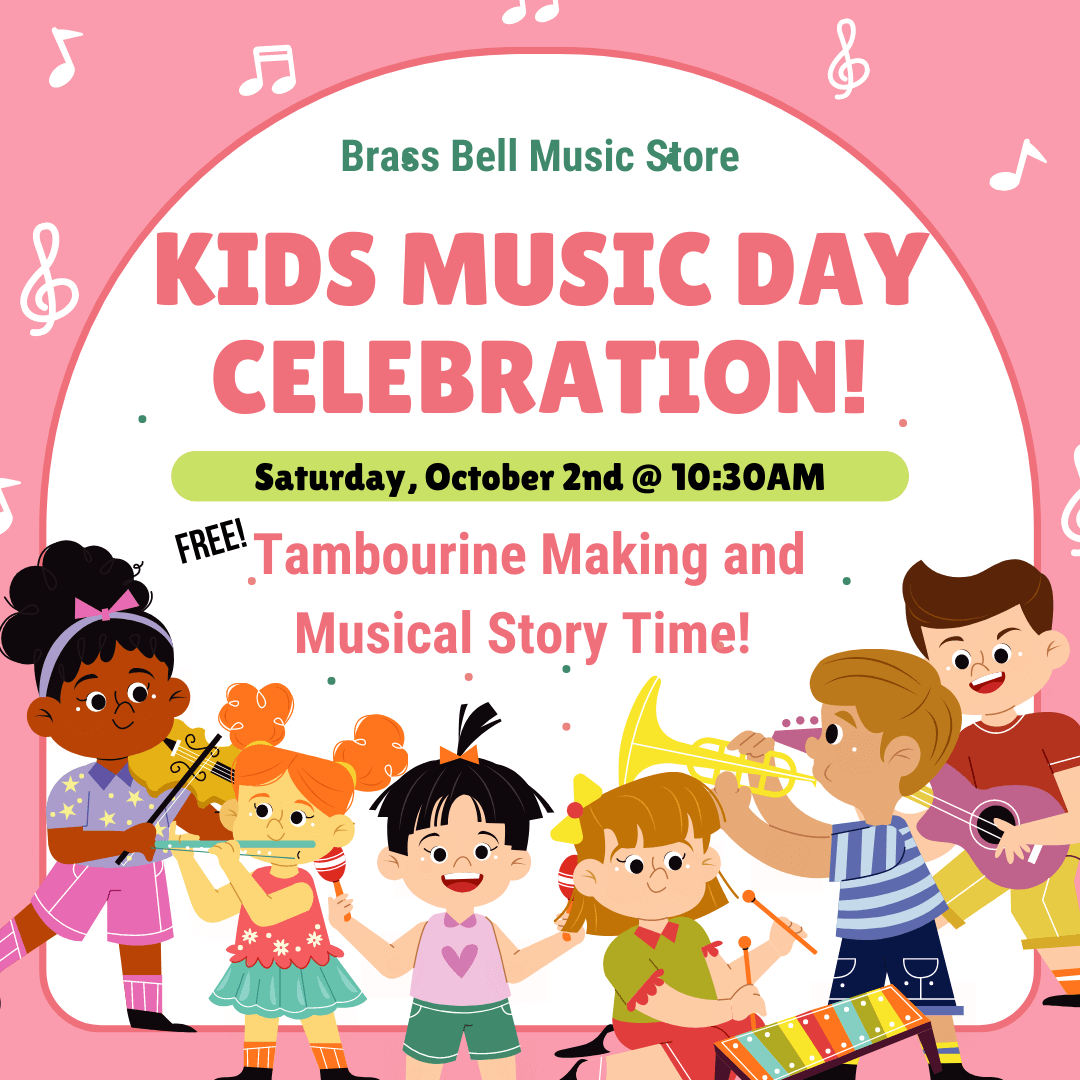 Kids Music Day Celebration at Brass Bell Music Store