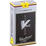 Vandoren CR194 #4 V12 B-Flat Clarinet Reeds, Box of 10