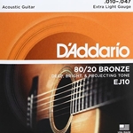 D'Addario ACOUSTIC 10-47 80/20 Bronze