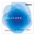 D'Addario H5104/4M Helicore 4/4 Cello String Set, Steel Core