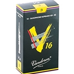 Vandoren SR713 #3 V16 Soprano Sax Reeds, Box of 10
