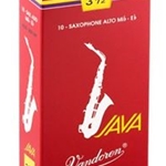 Vandoren SR2635R #3.5 JAVA Red Alto Sax Reeds, Box of 10