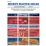 Belwin Master Solos, Alto Sax, Easy [Solo] - Alto Sax