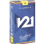 Vandoren CR803 #3 V21 B-Flat Clarinet Reeds, Box of 10