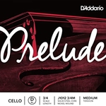 D'Addario J101234M Prelude 3/4 Cello D String, MED