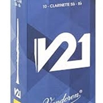 Vandoren CR804 #4 V21 B-Flat Clarinet Reeds, Box of 10