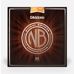 D'Addario NB1256 Nickel Bronze Acoustic Guitar Strings, Light Top / Med Bottom, 12-56