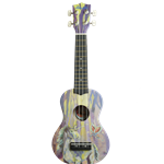 Amahi DDUK20 Enchanted Forest, Unicorn Design Soprano Ukulele