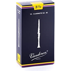 Vandoren CR1035 10 Bb Clarinet Reeds #3.5