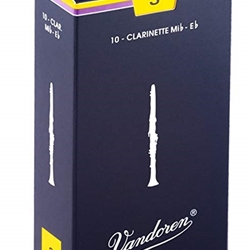 Vandoren CR113 #3 E-Flat Clarinet Reeds, Box of 10