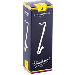 Vandoren CR122 5 Bass Clarinet Reeds #2