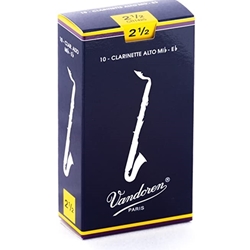 Vandoren CR1425 #2 1/2 Alto Clarinet Reeds, Box of 10