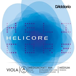 D'Addario H411MM Helicore 15" - 16" Viola A String - Single String ONLY