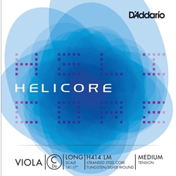 D'Addario H414LM Helicore 16"+ Viola C String, Medium Tension