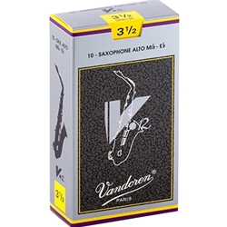 Vandoren SR6135 #3.5 V12 Alto Sax Reeds, Box of 10