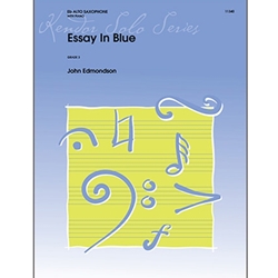 Essay In Blue [alto sax] - alto sax