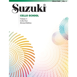 Suzuki Cello School Cello Part, Volume 4: Revised -