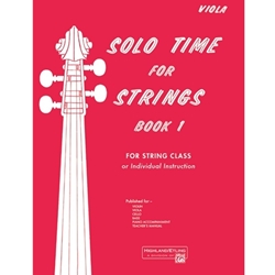 Solo Time for Strings, Book 1 [Viola] - Viola