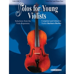 Solos for Young Violists Viola Part and Piano Acc., Volume 1 [Viola] - Viola