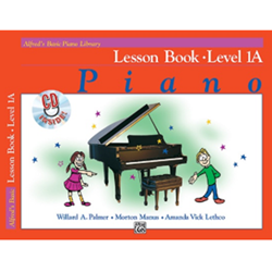 Alfred's Basic Piano Course: Lesson Book 1A [With CD] - Piano Method