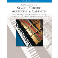 The Complete Book of Scales, Chords, Arpeggios & Cadences - piano