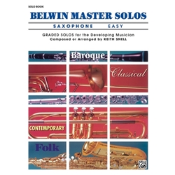 Belwin Master Solos, Alto Sax, Easy [Solo] - Alto Sax