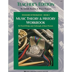 Standard of Excellence Book 3 - Theory & History Workbook, Teacher's Edition -