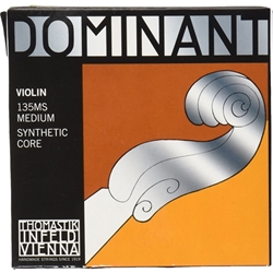 Thomastik DRT135MS Dominant 4/4 Violin Set, Loop E Perlon Core
