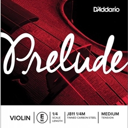D'Addario J8111/4M Prelude 1/4 Violin E String