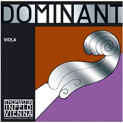 Thomastik DRT1363/4 Dominant 14-15" Viola A String Perlon Core, Aluminum Wound