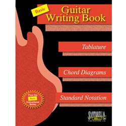 Guitar Writing Book - Tab, Chord, Standard Notation - TAB