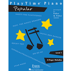 FPA Play-Time Piano 1 Popular - Faber Piano Adventures - piano