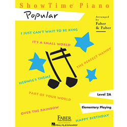 FPA Show-Time Piano 2A Popular - Faber Piano Adventures - piano
