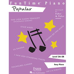 FPA Fun-Time Piano 3A-B Popular - Faber Piano Adventures - piano