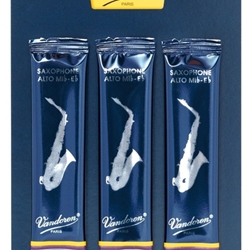 Vandoren SR2125/3V #2.5 Eb Alto Sax Reeds (3 pack)