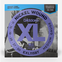 D'Addario EXL115BT 11-50 BT XL Nickel Wound