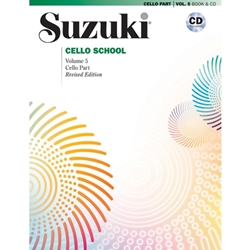 Suzuki Cello School Cello Part,/CD Volume 5: Revised/International Edition -