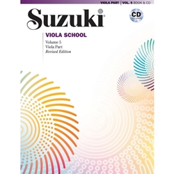 Suzuki Viola School Viola Part/CD, Volume 5: Revised -