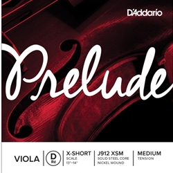 D'Addario J912XSM Prelude 13" Viola D String - Single String ONLY