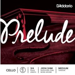 D'Addario J101434M Prelude 3/4 Cello C String, MED