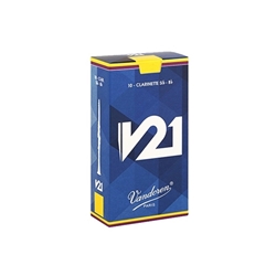 Vandoren CR8035 #3.5 V21 B-Flat Clarinet Reeds, Box of 10