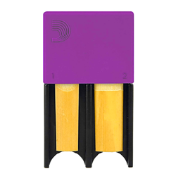 D'Addario DRGRD4ACPU Purple Clarinet & Sax Reed Guard - Holds 4