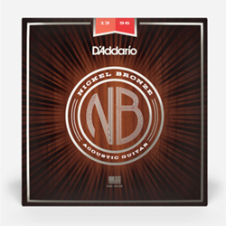 D'Addario NB1356 Nickel Bronze Medium 13-56 Acoustic Guitar Strings