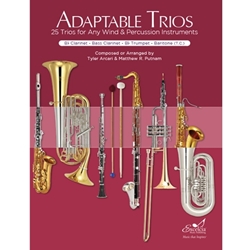 Adaptable Trios for Bb Clarinet, Bass Clarinet, Bb Trumpet, and Baritone (T.C.) -